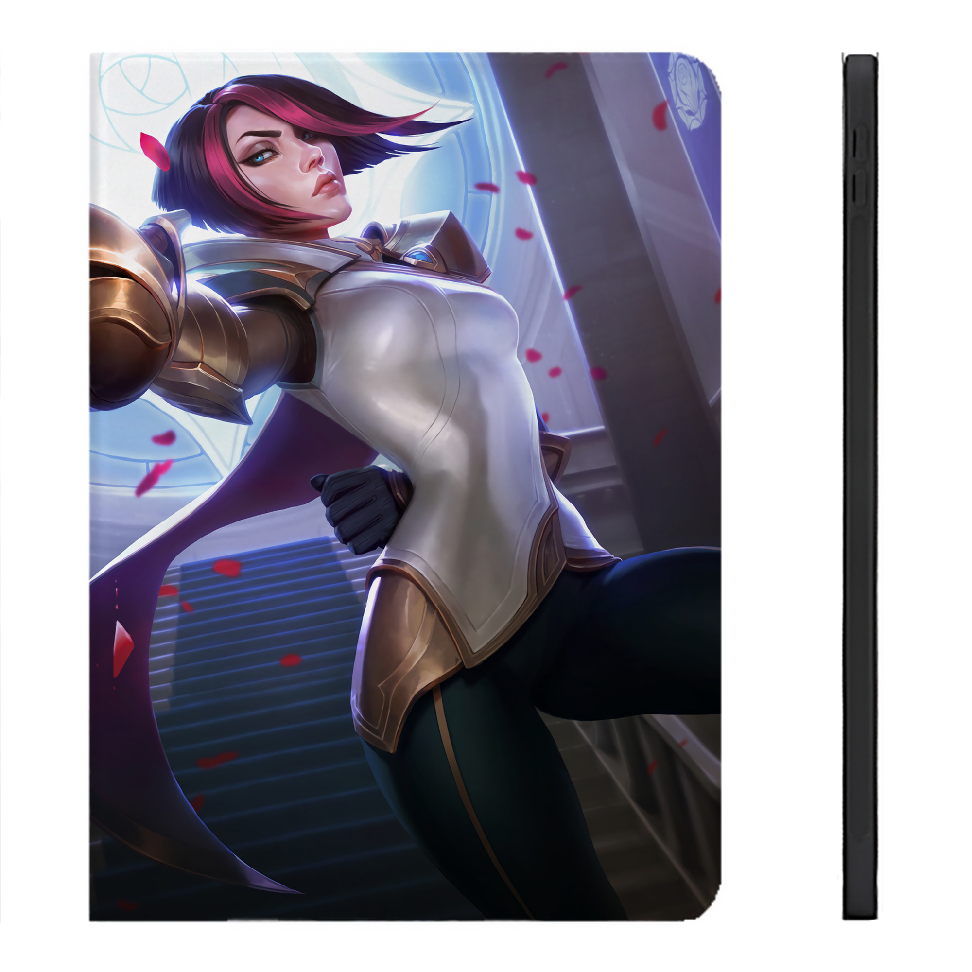 リーグ・オブ・レジェンド League of Legends LOL IPadケース ペンホルダー付き ブックスタイルデザイン